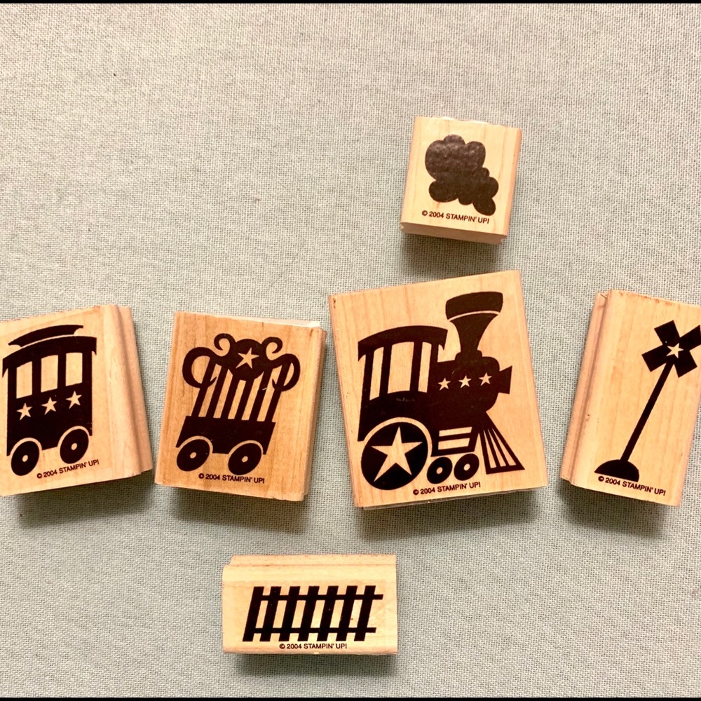 Stamps for Crafting & Scrapbooking; 🚂 Train Set